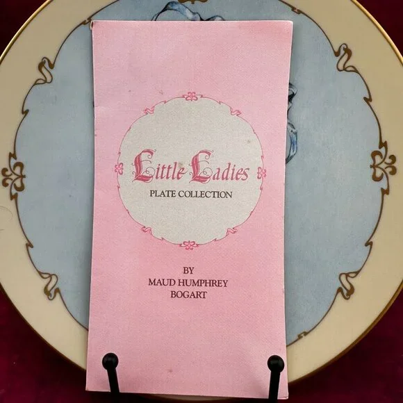 VINTAGE "LITTLE LADIES" BY MAUD HUMPHREY BOGART PLATE COLLECTION, PLATE # 2873A - Picture 4 of 8